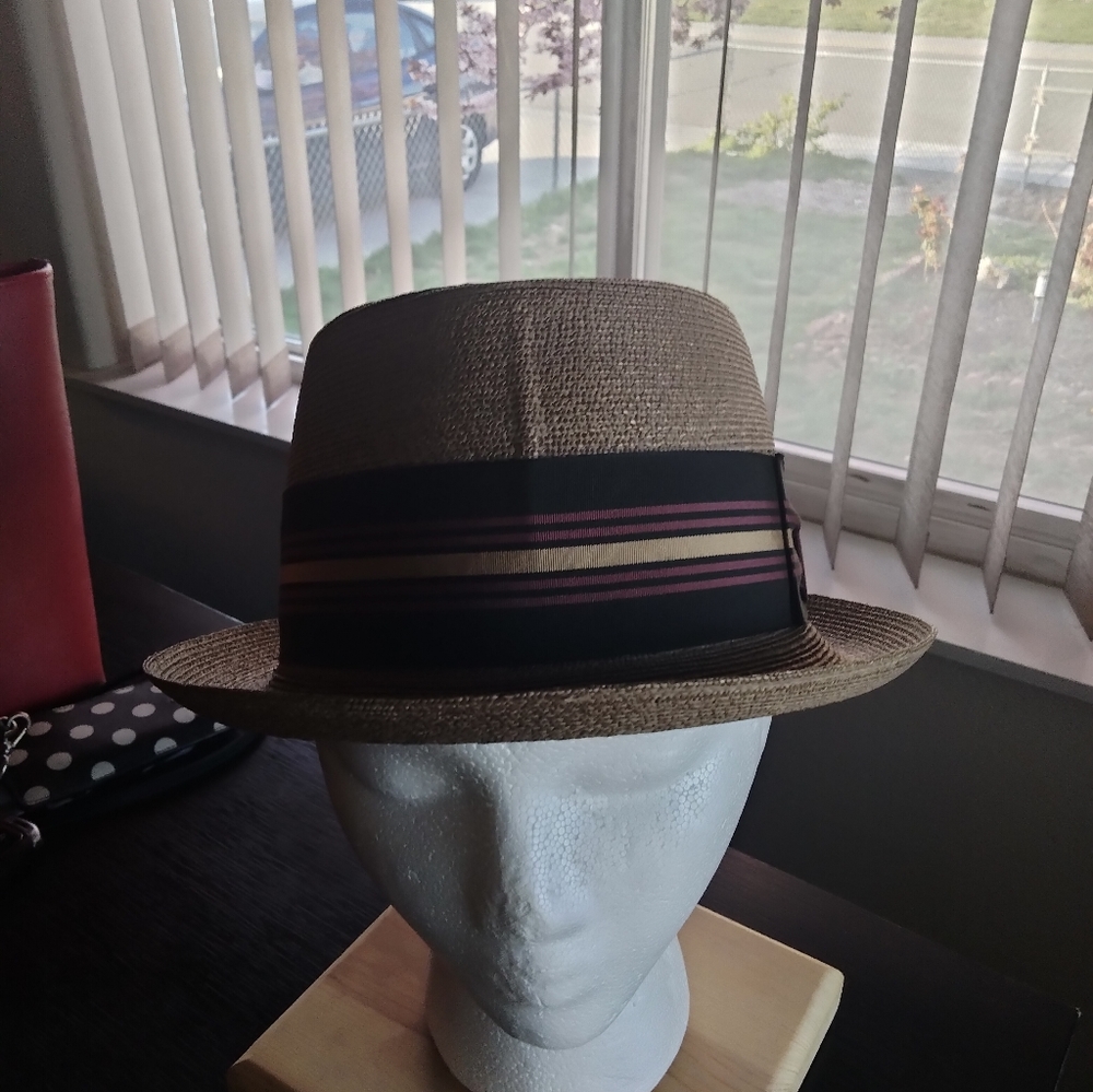 Dobbs Milan Straw Stingy Brim Fedora
